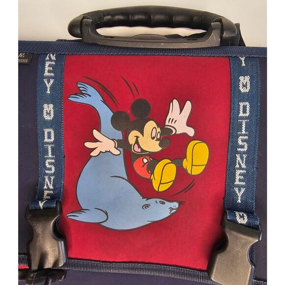 DISNEY Bookbag Messenger School Book Bag Backpack Mickey Mouse